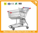 Supermarket Metal Shopping Handcart with Baby Seat