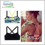 European Style New Design Printing Seamless Running Bra