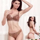 Wholesale New Design Breathable Stylish Women Panty Bra Underwear Set