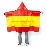 Flag PVC Attached Hood Rainwear for Bike