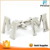 Factory Wholesale Metal Custom Letter Cufflink