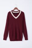 Mens Fashion Sweater for Winter with V-Neck Sweater