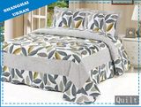 100%Cotton Leaf Print Bedding Bed Cover (Quilt)