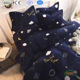 Dark Color Fashion Printing Flanne Fleece Winter Bedding Set