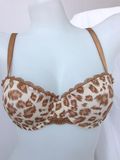 Factory Price Leopard Print Push up Underwear Bra (CSB018)