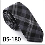 New Design Fashionable Silk/Polyester Check Tie (BS-180)