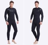 Top Quality Long Sleeve Neoprene Diving Suit with SGS Black