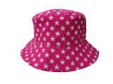 Bucket Hat with Dotted Fabric (BT041)
