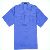 Short-Sleeved Coverall for Factory Worker