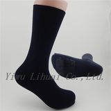 Men's Double Cylinder Fashion Pattern Anti-Slip Business Socks Crew Socks