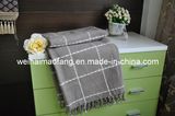 Woven 50%Merino Wool /50%Viscose Woolen Throw (NMQ-WT040)