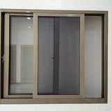 Commercial Aluminum Frame Single Glazed Glass Window Price with Mosquito Net