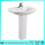 Popular Bathroom Sinks Ceramic Hand Wash Pedestal Basin