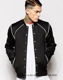 High-End Mens Scuba Baseball Jacket with Custom Logo