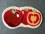 Home Textile Countryside Fruit Design Decoration Microfiber Carpet
