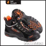Cow Suede Leather Safety Shoes with New PU/Rubber Sole (SN5463)