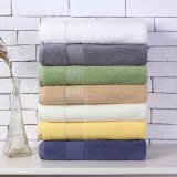 China Manufacture 100% Cotton Custom White Hotel Bath Towels