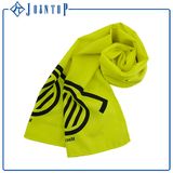 European Style OEM Print Cute Satin Skinny Scarf