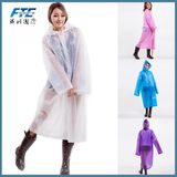 Custom Logo Transparent Raincoat Women Men Portable Travel Rainwear