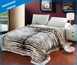Polyester Tiger Print Home Double Blanket