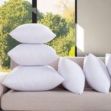 Gold Piping 100% Egyptian Cotton Cover White Goose Down Pillow (DPF10307)