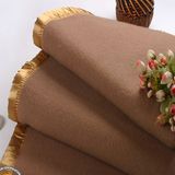 Colorful Plain Design Wool Blanket