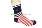 Combed Cotton/Nylon 120n Embroidery Boys' Sock