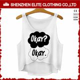 Custom Made Fitness Wear Women Singlets (ELTVI-34)