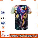 OEM Custom Printed Cotton T-Shirt 3D Sublimation Printing Men Tshirt