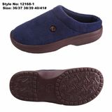 Fabric Upper Cotton Warm Home Slipper EVA Anti-Slip Sole Indoor Hotel Slipper Shoe for Winter