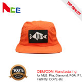 Factory Custom Patch Logo Unstructured Nylon 5 Panel Snapback Hat