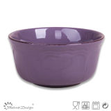 Solid Dark Purple ceramic Bowl