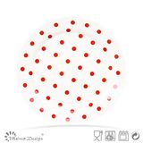 New Bone China Dots Design New Shape Plate