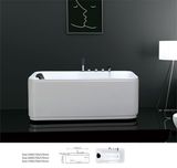 Classic Bathroom Acrylic Freestanding Skirt Bathtub