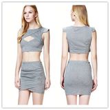 Wholesale Cheap Two-Pieces Slim Dress Sexy Girl Night Club Party Dress