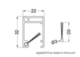 PVC Guide Rail (With Brush Seal) , Insect Screen/Fly Screen