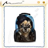 Dog Print Pattern Shoulder Canvas Bag