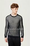 Ottoman Acrylic Wool Round Neck Knit Men Sweater