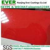 Metallic Glitter Pearl Traffic Red Color Ral3020 Powder Coating