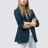 Women Slim Blazers Coat Small Women Office Suit Small Suits