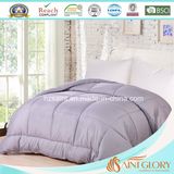 Solid Color Polyester Filled Duvet Down Alternative Quilt