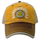 Contrast Stitching Print Applique Embroidery Sport Baseball Cap (TMB0357)