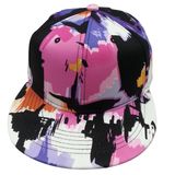 Hot Sale Snapback Baseball Cap with Floral Fabric Gj1730