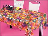 PVC Printed Transparent Tablecloth (TT0227)