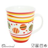 Colorful Decal Nice New Bone China 20oz Mug