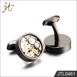 Punk Gear Movement Watch Cufflinks for Man