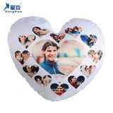 White Heart Shape Sublimation Blank Pillow Case Fashion Cushion Cover