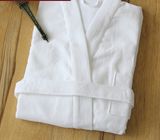 100% Cotton White Waffle Hotel Bathrobe with Embroidery Logo