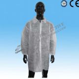 Single Use Lab Coat, PP SMS Non Woven Lab Coat Waterproof