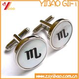 Customized Printed Logo Cufflink for Promotional Gift (YB-cUL-06)